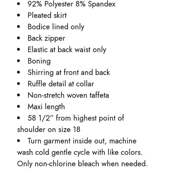 NWT Eloquii Plus Size 20 Ruffle Neckline Floral Dress in Blurry Blooms - Picture 5 of 5